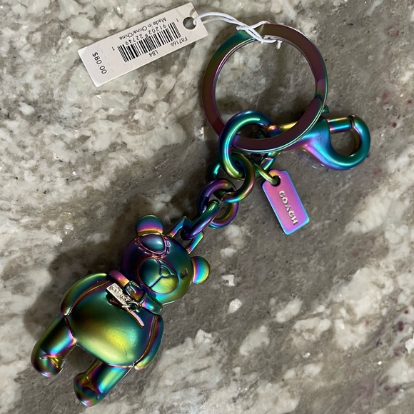 🐻COACH BEAR🐻  💚RARE💙 NEW - Picture 4 of 8